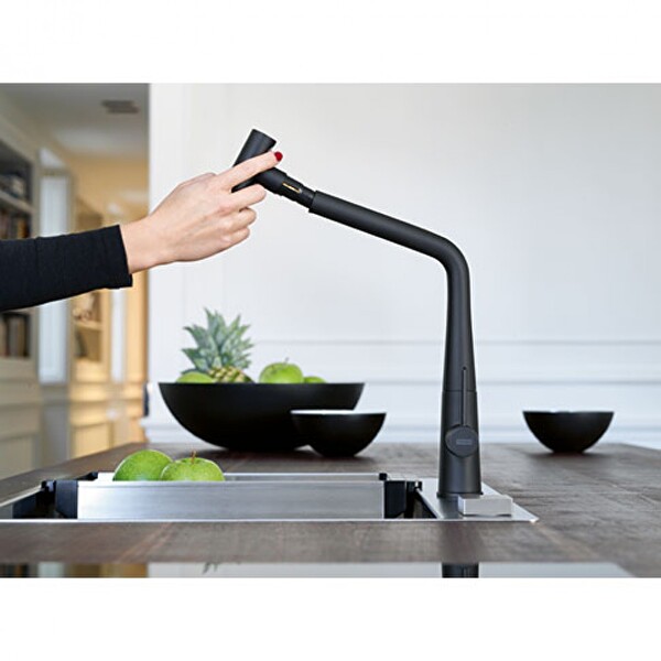 Franke Icon Doccia Mat Siyah Batarya 115.0625.190