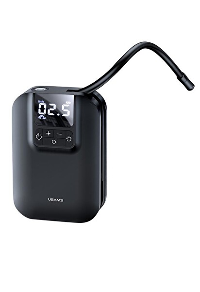 Usams US-ZB215 350 PSI 5000 mAh Şarjlı Çok Amaçlı Taşınabilir Hava Pompası