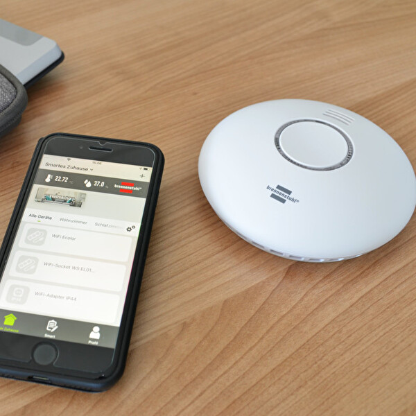 Brennenstuhl Connect WRHM01 85 Db Wi-Fi Duman Ve Isı Dedektörü