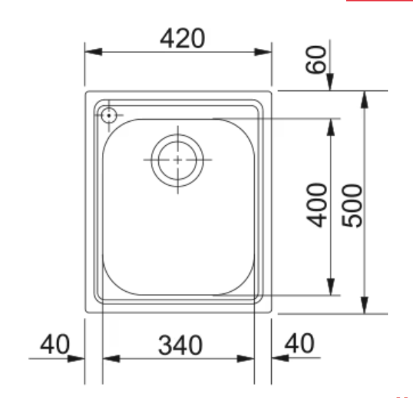 Franke Armonia AMX 610 Paslanmaz Çelik Eviye 101.0021.601