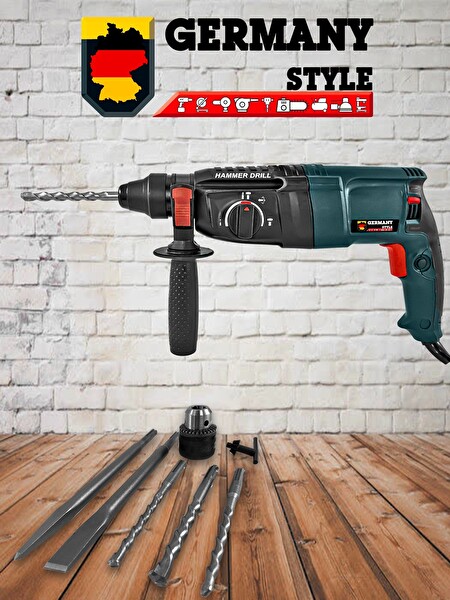 Germany Style GRM9004 1500 W SDS Plus 26 MM 2.2 Juel Kırıcı Delici Hilti Matkap