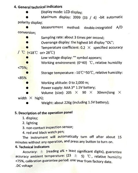 Wellhise CM600A AC/DC Dijital Pensampermetre