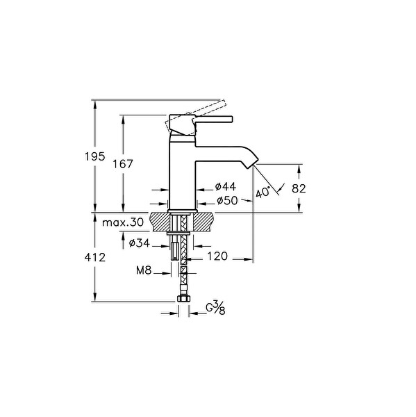 Artema A41984 Minimax S Krom Lavabo Bataryası