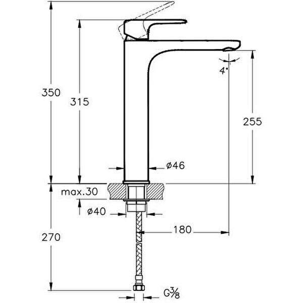 Artema A42707 Root Round Krom Çanak Lavabo Bataryası