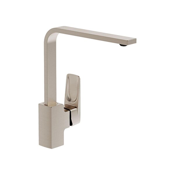 Artema A4275334 Root Square Fırçalı Nikel Eviye Bataryası