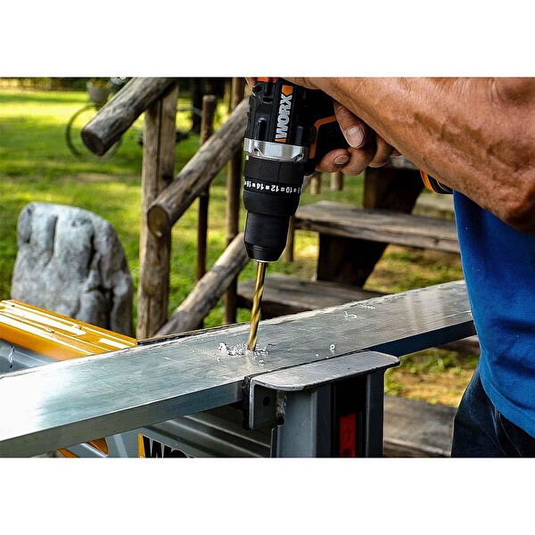 Worx WX102 20 Volt 2.0 Ah Li-ion Çift Akülü Kömürsüz Profesyonel Şarjlı Matkap