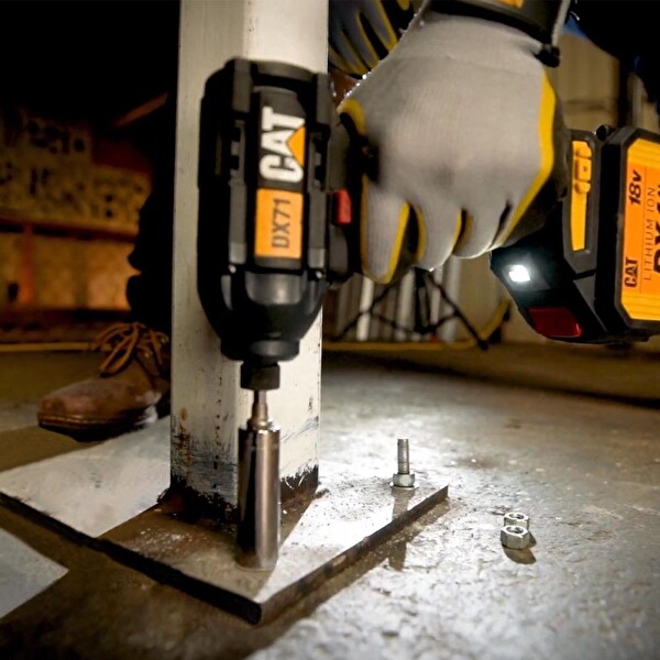 Cat DX71B 18 V 215 NM Kömürsüz Profesyonel Şarjlı Darbeli Tornavida (Akü Dahil Değildir)