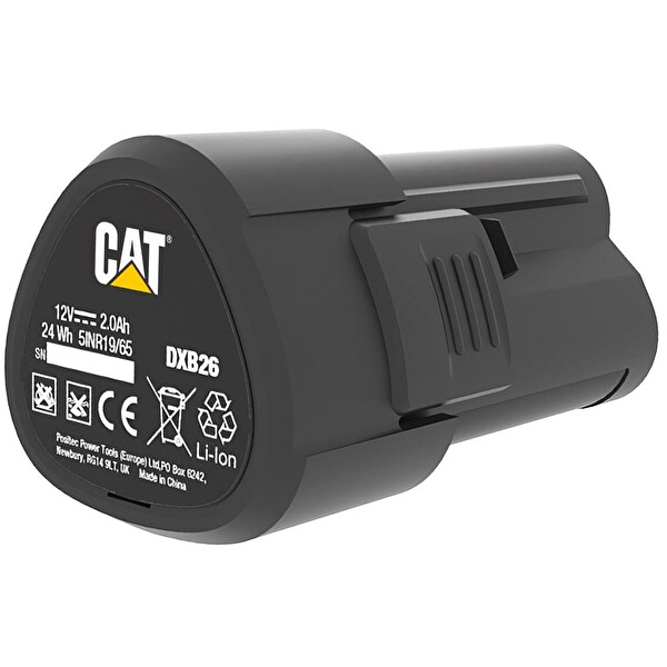 Cat DXB26 12 Volt 2.0Ah. Li-İon Yedek Akü