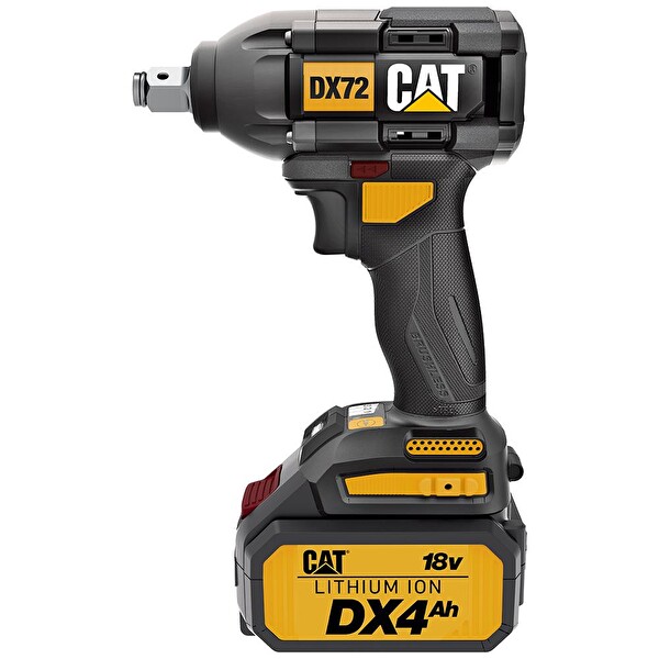 Cat DX72 18 Volt/4.0Ah Li-ion Çift Akülü Şarjlı 350Nm Kömürsüz Profesyonel Somun Sıkma