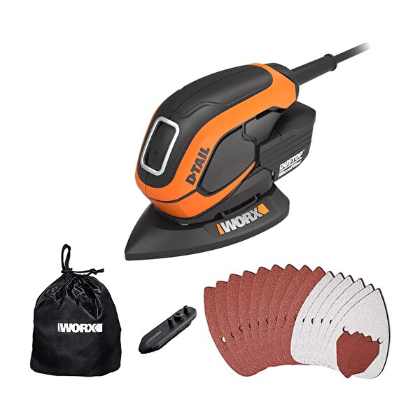 Worx WX648 65 W Mouse Zımpara