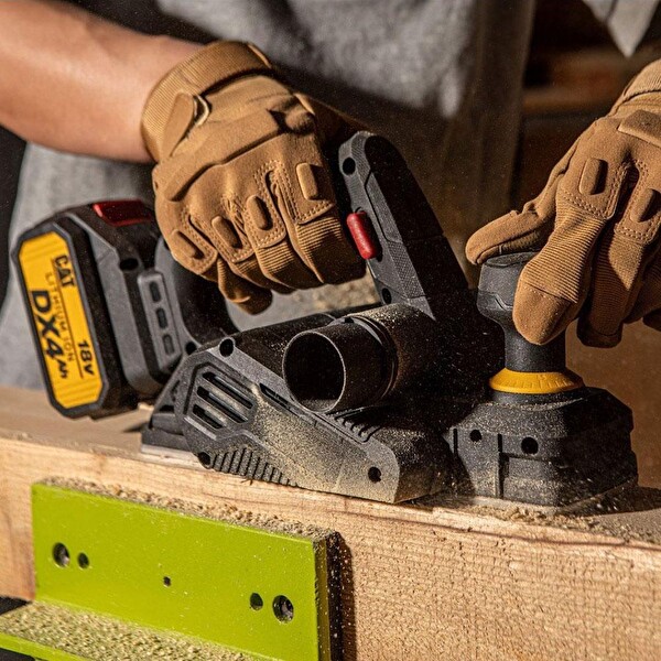 Cat DX81B 18 Volt 82 MM Çift Bıçaklı Kömürsüz Profesyonel Planya (Akü Dahil Değildir)