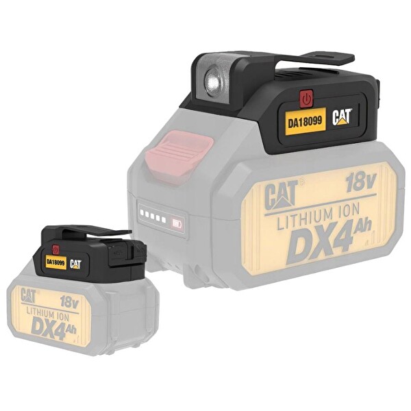 Cat DA18099 18 Volt 2A Çift Çıkışlı USB Port ve Led Fener (Akü Dahil Değildir)