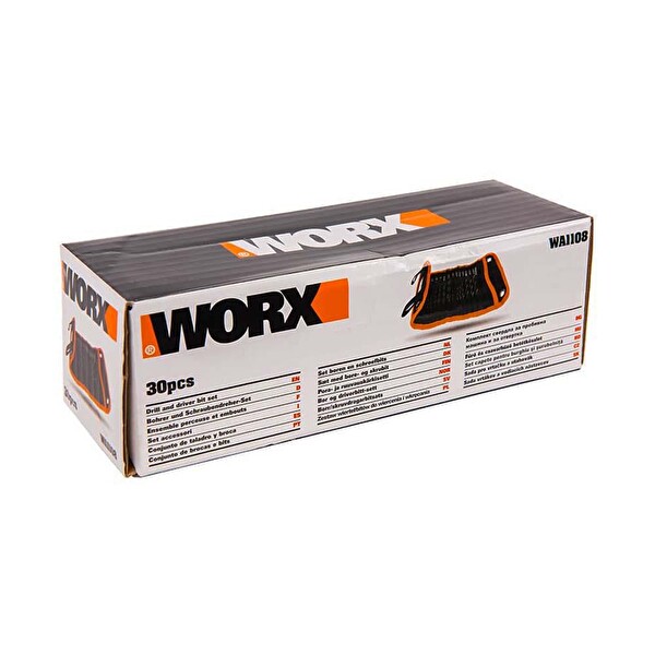 Worx WA1108 30 Parça Delme - Vidalama ve Lokma Uç Seti