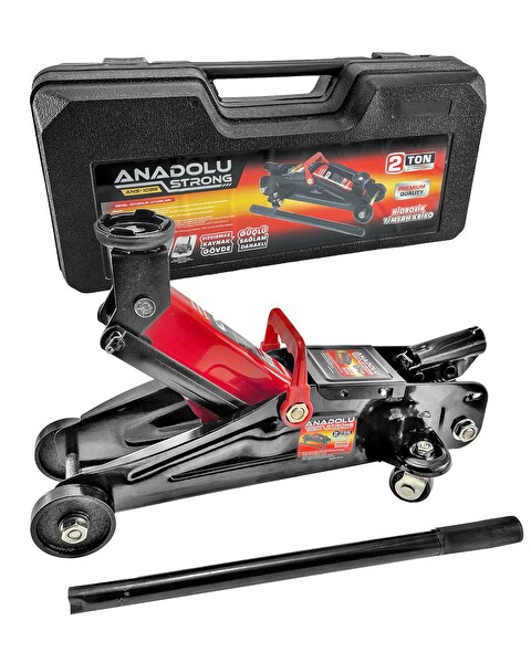 Anadolu Strong 2 Ton Sızdırmaz Sağlam Dayanıklı Kaynak Gövde Hidrolik Timsah Kriko