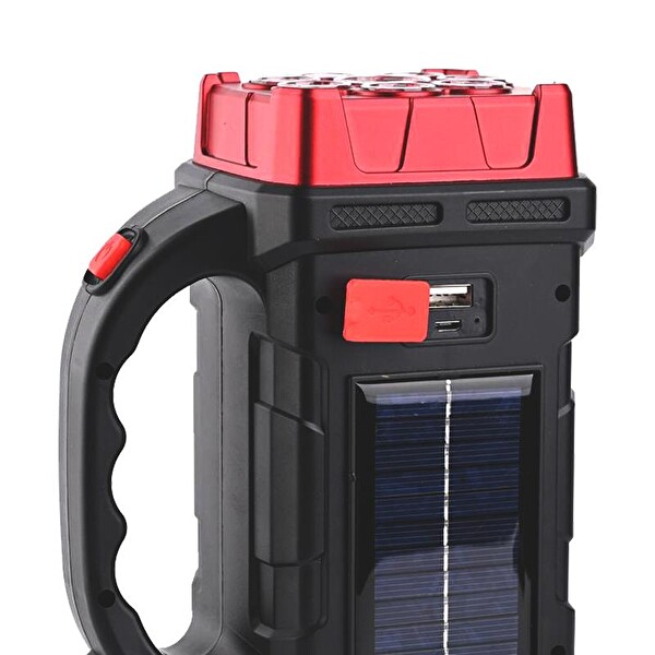 Powermaster HB-1678 Solarlı USB Çıkışlı Şarjlı 38 W Kamp Feneri
