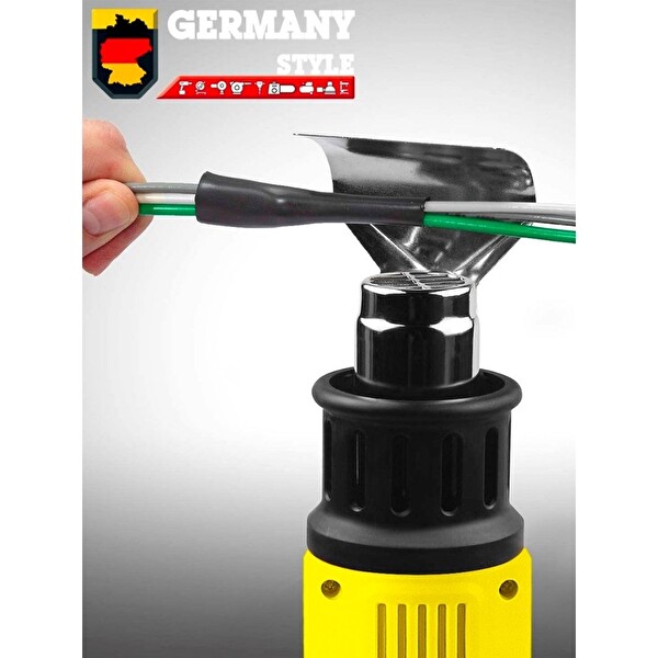 Germany Style 99975VFX Premium 2000 W Kademeli Sıcak Hava Tabancası Isı Makinesi