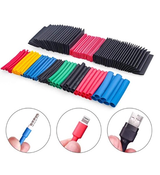 ZHL Tools 560 Parça Isıyla Daralan Makaron Kablo Koruyucu Set