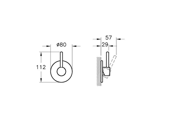 Artema A41457 Krom Ankastre Stop Valf