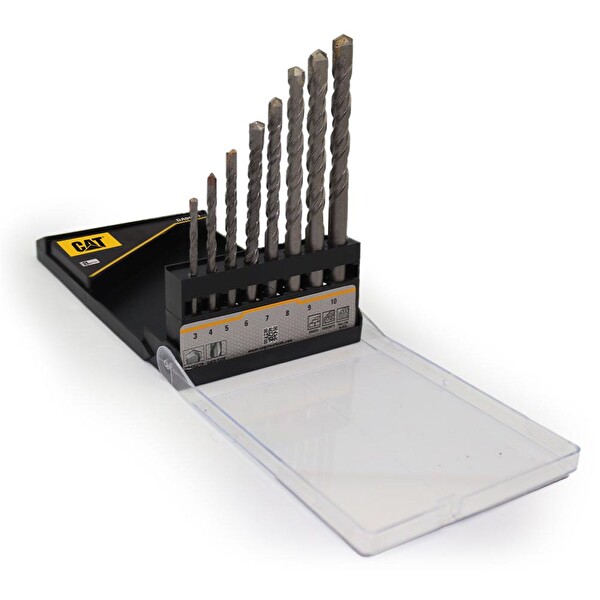 Cat DA04901 8 Parça Tungsten Karbür Beton Matkap Uç Seti