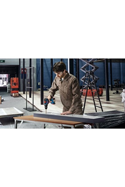 Bosch GSB 18V-50 Darbeli Delme Vidalama ve GWS 180-LI 18V Taşlama Makinesi
