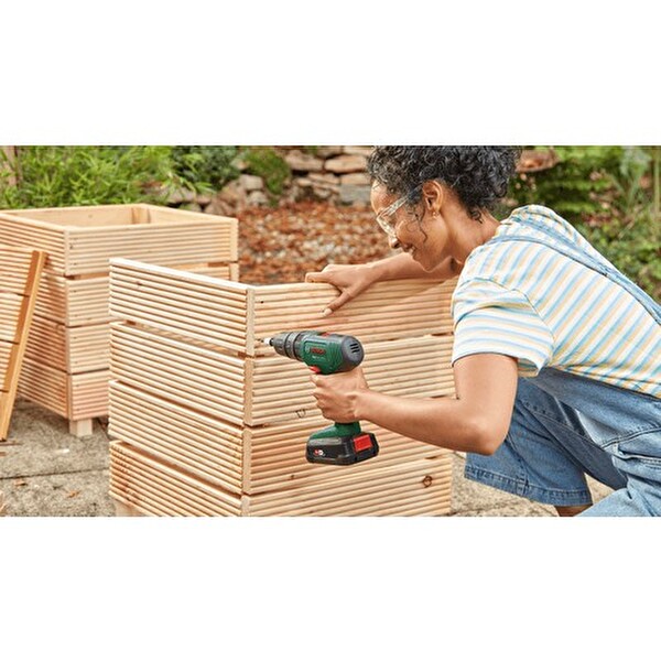 Bosch EasyImpact 18v-40 Çift Akülü Darbeli Delme Vidalama Makinesi