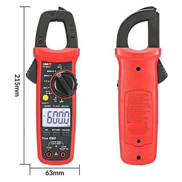 UNIT UT-204+ AC/DC 600A Pensampermetre