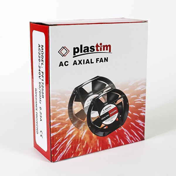 Plastim 220V AC – 172x150x51 MM Rulmanlı Aksiyel Fan