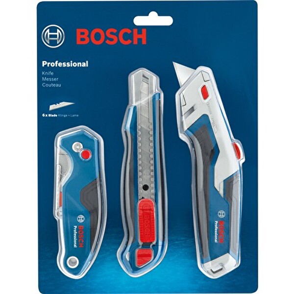 Bosch Profesyonel Maket Bıçağı Seti 3 Parça