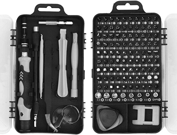 ZHL Tools 115 Parça Profesyonel Cep Telefonu Tablet Laptop Tamir Seti Tornavida Seti