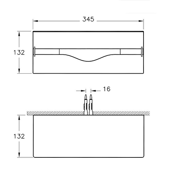 T-May Gold Etajerli İkili Tuvalet Kağıtlığı Mat Altın Renkli
