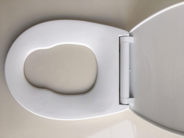 T-May Çocuk Klozeti İçin Yavaş Kapanan Klozet Kapağı (Anaokulu Kreş)