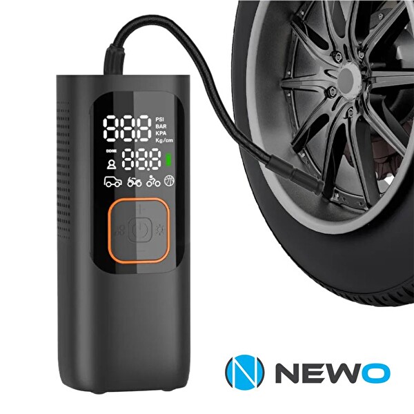 Newo NW01-P Şarjlı Işıklı Lastik Şişirme Pompası