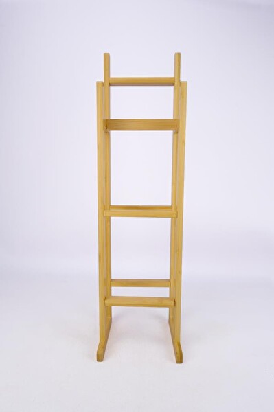 DigitHome Bambu Tuvalet Kağıdı Standı Yedek Kahverengi Tuvalet Kağıtlığı - C/6 C1-1-289