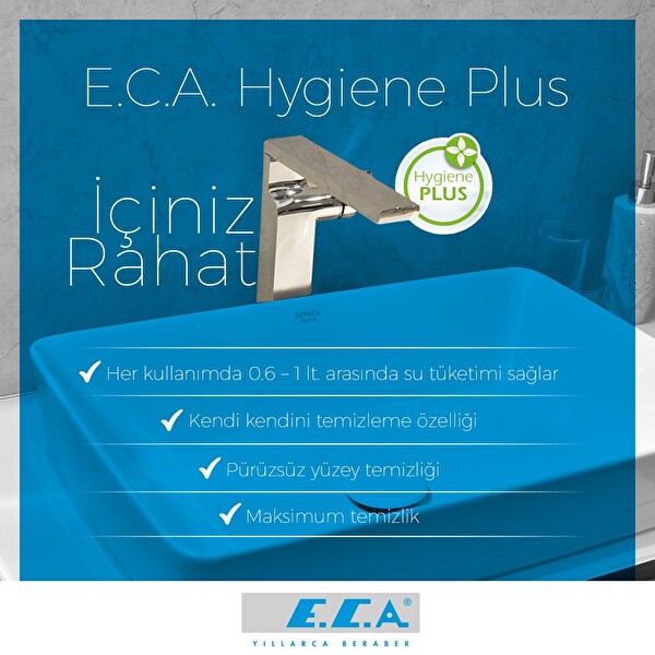 ECA İcon Banyo Bataryası - t-May Banyo Bostan Oval Tepe Duş Takımı Seti Paslanmaz Krom