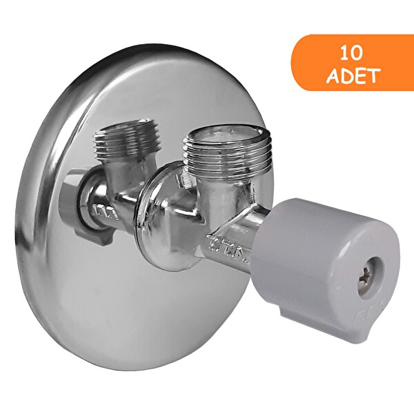 ECA Filitreli Ara Musluk Rozetli 102111526 10 Adet