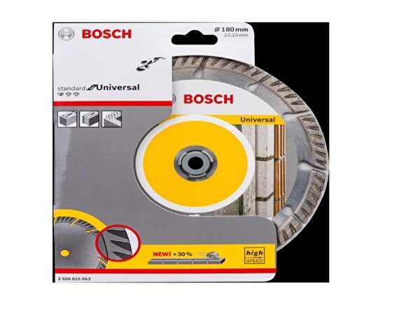 Bosch 9+1 Standard For Universal Turbo 180 MM Elmas Kesme Diski