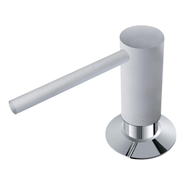 Franke Maris MRG 110-72 Granit Eviye-Active Plus Doccia 2.0 Armatür-Sıvı Sabunluk Üçlü Set Bianco