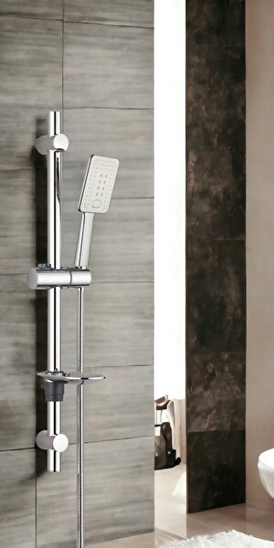 T-May Çınar Oval Borulu Hareketli Sürgülü Duş Seti Üst Takımı