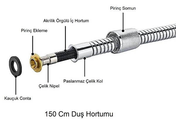 T-May Kağan Kare Borulu Hareketli Sürgülü Duş Seti Üst Takımı