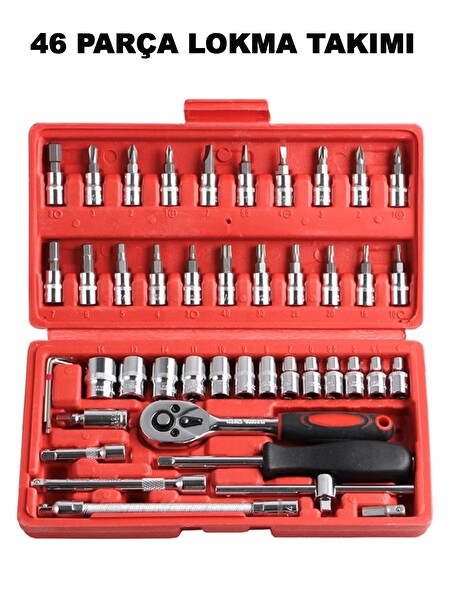 Germany Style 58 Parça 46mini Lokma Takımı Otomatik Cırcırlı 1/4