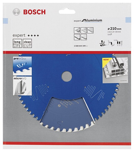 Bosch Expert Serisi Alüminyum için Daire Testere Bıçağı 210x30 MM 54 Diş