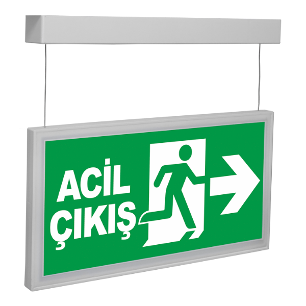 Arsel AES-26223-L Onled-Lite Acil Çıkış Yönlendirme Armatürü Sürekli ve Kesintide 180 DK Yanan 20xF LED