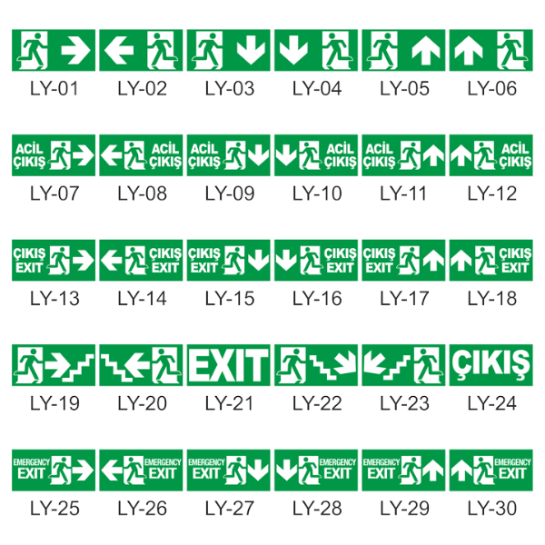 Arsel AES-26223-L Onled-Lite Acil Çıkış Yönlendirme Armatürü Sürekli ve Kesintide 180 DK Yanan 20xF LED