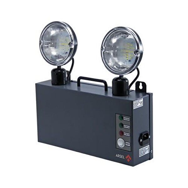 Arsel Versalite LED VSL214/3 Acil Aydınlatma Armatürü Kesintide 180 DK Yanan 2X500 Lümen