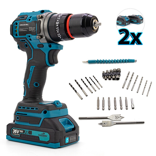 Dawreek 10 MM BLUE1 Kömürsüz Vidalama