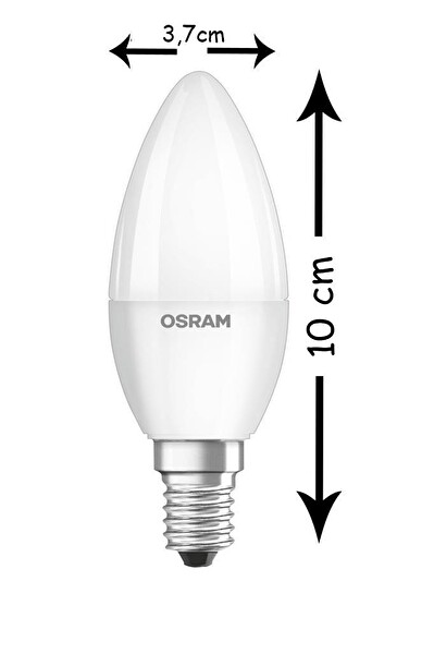 Osram Ledvalue 4.9-5W (40W) Led Mum Ampul Beyaz 6500K - E14 Duy