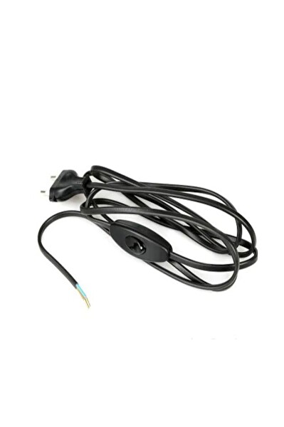 Şahnet Arapuarlı Fişli Kablo Siyah 2 M