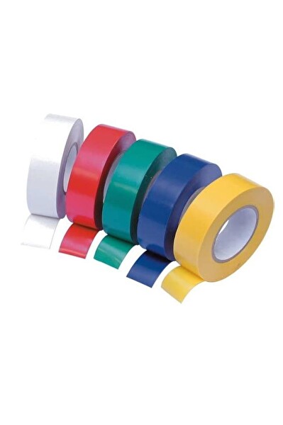 Şahnet Renkli 10 Adet PVC İzolasyon Bandı