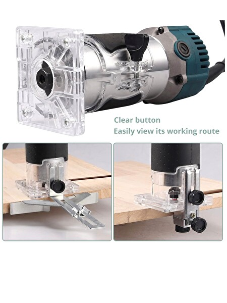 Germany Style Alman FR-6128 Devir Ayarlı Formike Traşlama Freze 6 MM Set