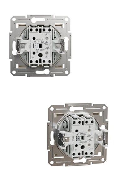 Schneider Asfora Antrasit Liht Anahtar - Zil Anahtarı Çerçeveli